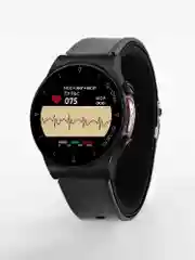 Черный часы с тонометром и точным измерением давления Health Watch Pro №80ME, чёрный