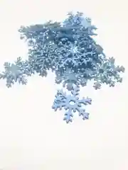 Голубой снежинки 3 см микс