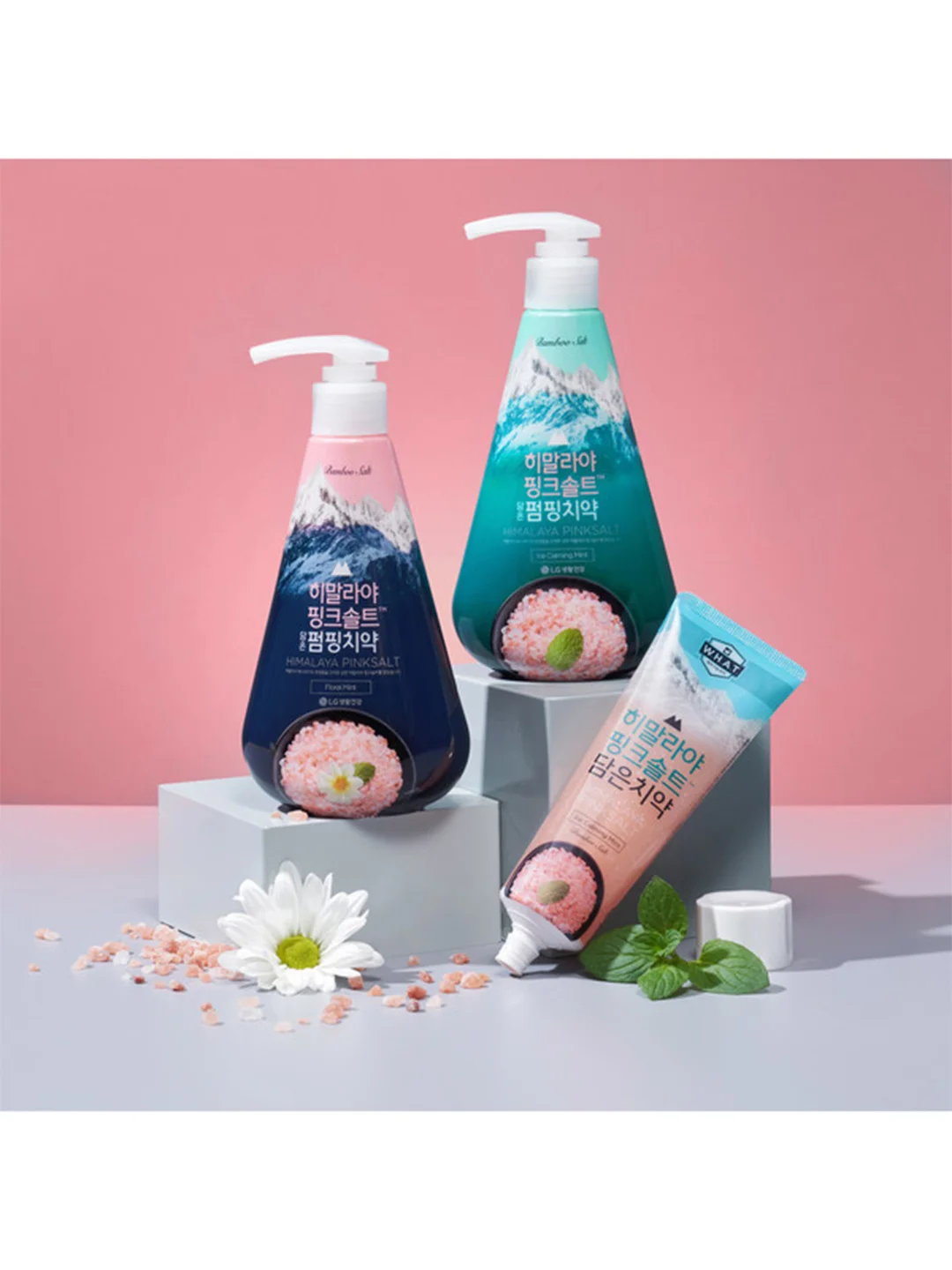 Зубная паста с розовой гималайской солью PERIOE Himalaya Pink Salt Ice Calming Mint