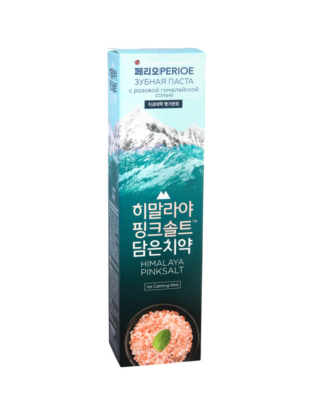Зубная паста с розовой гималайской солью PERIOE Himalaya Pink Salt Ice Calming Mint