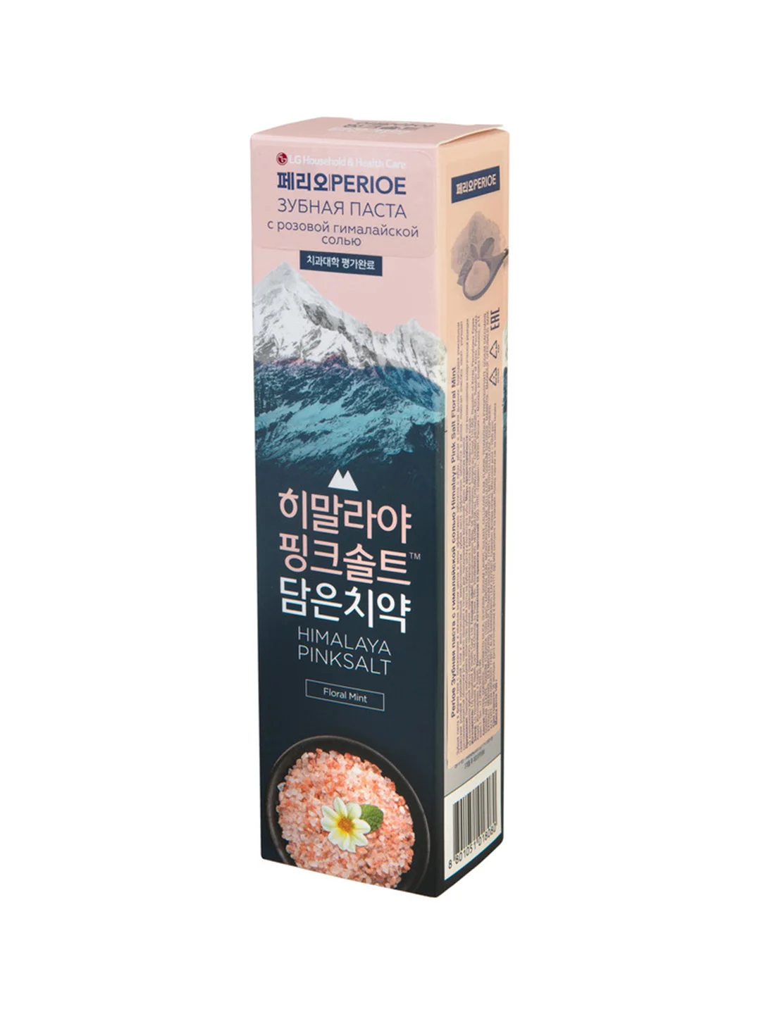 Зубная паста PERIOE  Himalaya Pink Salt Floral Mint розовой гималайской солью, 100 г