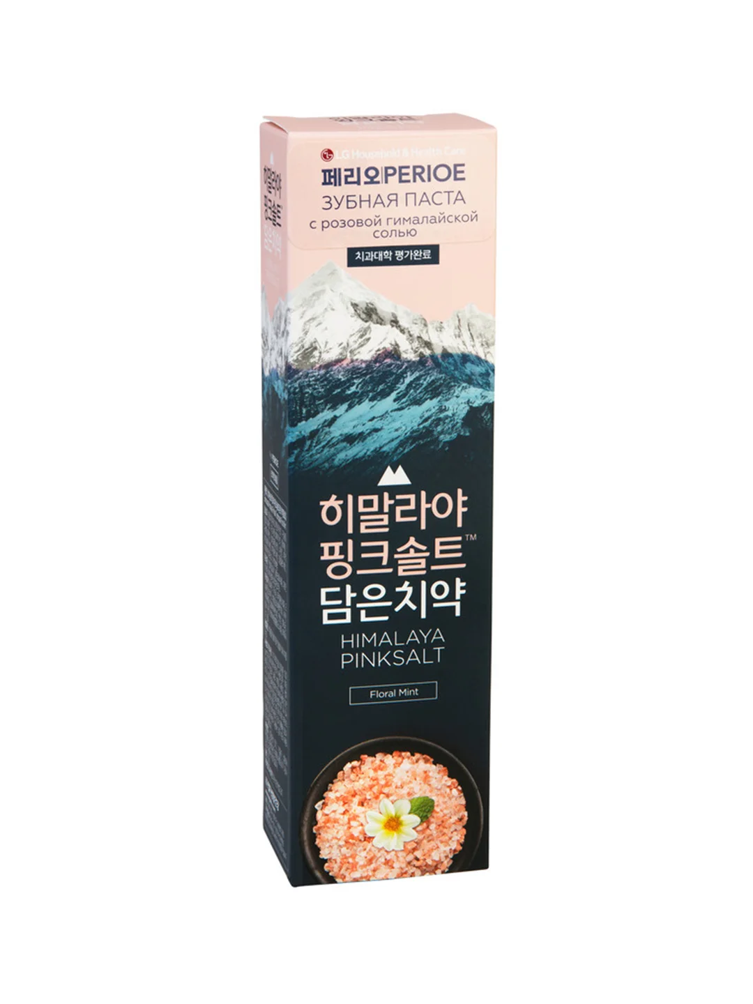 Зубная паста PERIOE  Himalaya Pink Salt Floral Mint розовой гималайской солью, 100 г
