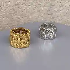 Золотой кольцо широкое массивное