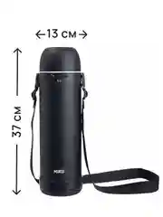 Черный термос для напитков MIKU 1900 мл, черный