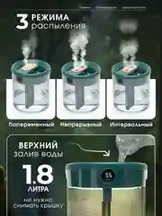 Зеленый увлажнитель воздуха. Увлажнитель воздуха с подсветкой для дома
