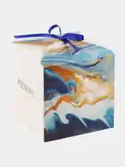 Разноцветный коробка подарочная для подарка "Квадратная с рисунком", складная