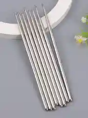 Палочки для суши, роллов, еды, многоразовые китайские, из нержавеющей стали 18 см