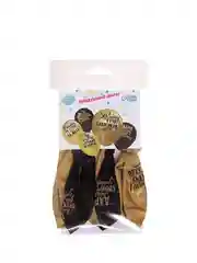 Шар латексный 12" Хвалебные 5 шт. хром, 6480878
