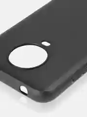 Черный чехол ROSCO для Nokia G20 и G10 матовый силиконовый тонкий, бортик вокруг камер
