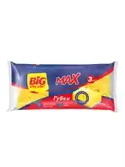 BIG City Губки кухонные крупнопористые MAX 3шт