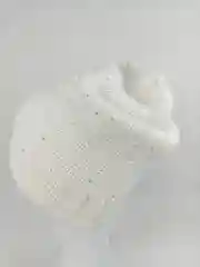 Белый шапка женская вязаная из ангоры
