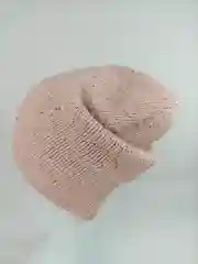 Розовый шапка женская вязаная из ангоры