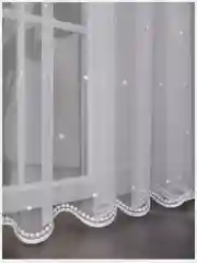 Тюль однотонный грек сетка "Белла" с вышивкой, 300x280 см