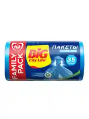 BIG City Пакеты для мусора HD 50*59см 35л 100шт синие