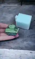 Силиконовая форма-молд "Танк"