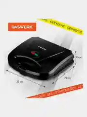 Вафельница Daswerk, орешница электрическая, электровафельница антипригарная, 750 Вт