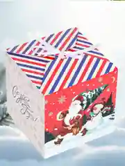 Вишнёвый новогодняя подарочная коробка для новогоднего подарка, 8 видов, 12х12х12 см и 14х14х14 см