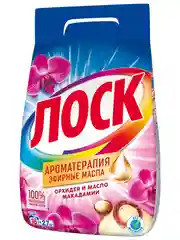 Порошок для стирки ЛОСК Ароматерапия "Орхидея и масло макадамии", 2,7 кг
