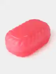 Кораллово-розовый мыльница дорожная, закрытая, пластиковая, с крышкой