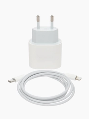 Зарядное устройство для iPhone с кабелем Lightning Type-C 20W, быстрая зарядка