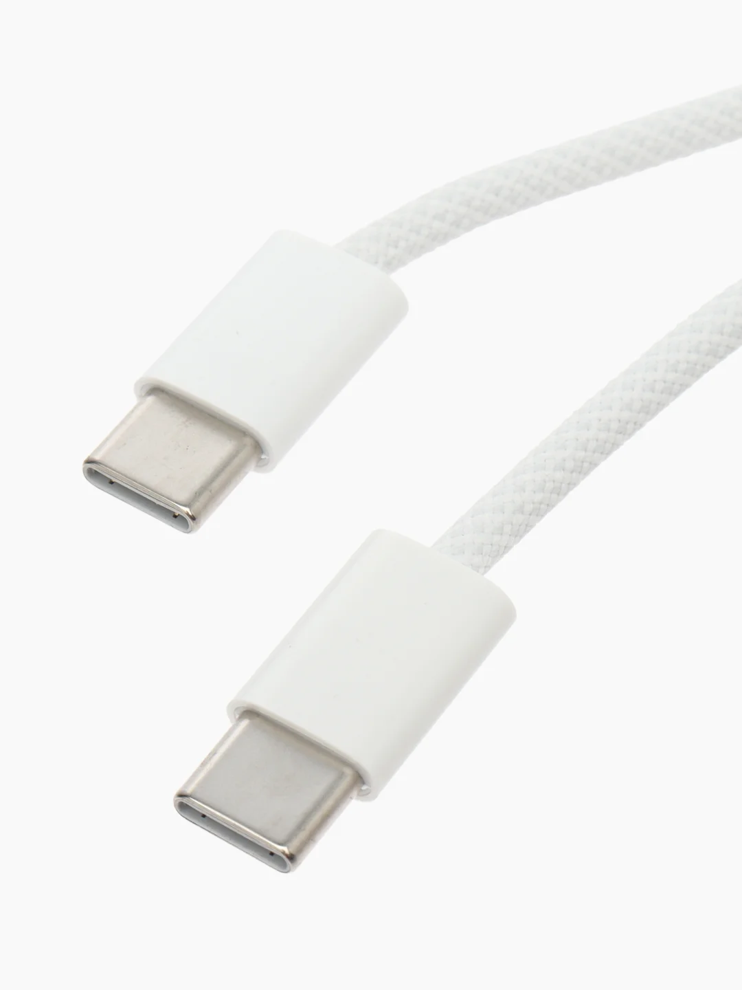 Быстрая зарядка Type-C для IPhone 15: блок 25W + плетеный кабель, 1 метр / комплект