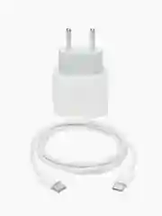 Быстрая зарядка Type-C для IPhone 15: блок 25W + плетеный кабель, 1 метр / комплект