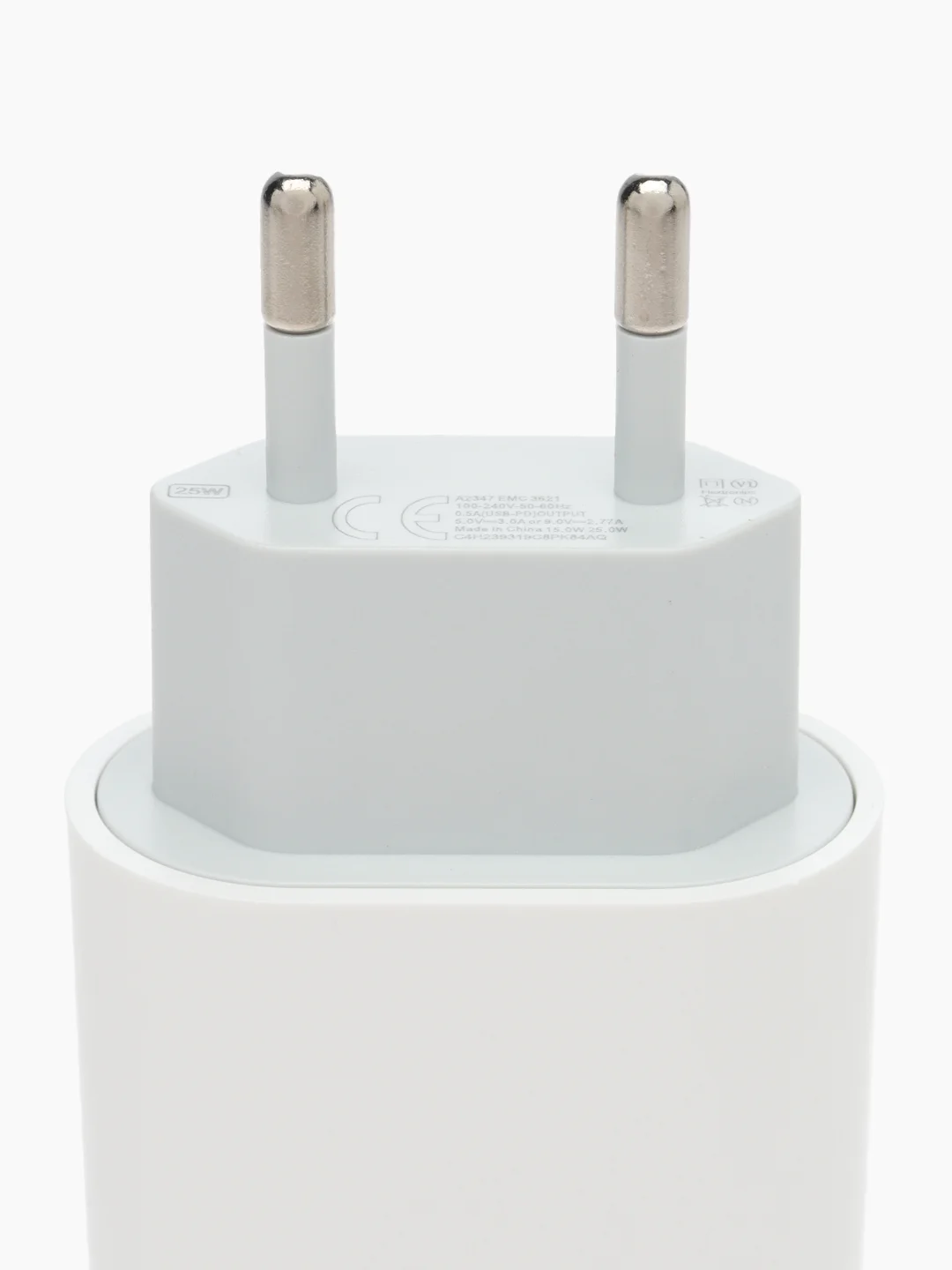 Быстрая зарядка Type-C для IPhone 15: блок 25W + плетеный кабель, 1 метр / комплект