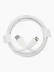 Кабель Lightning-USB Type C (1 метр) 27w, Быстрая зарядка,Провод для Айфона белый плетеный