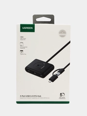 USB-концентратор (хаб) 4 в 1 Ugreen 4xUSB-A 4xUSB-A 3.0 (40850)