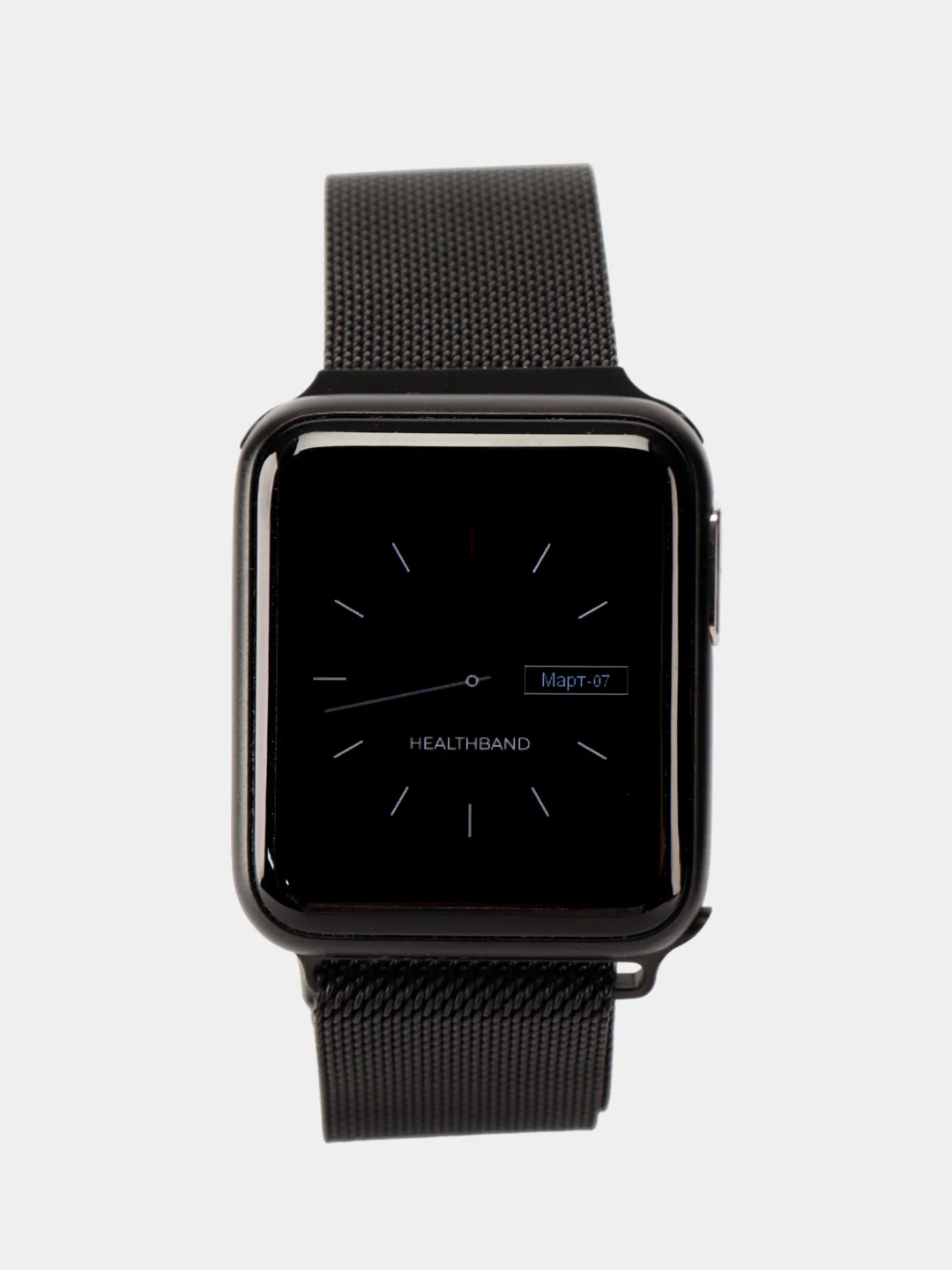 Черный умные часы здоровья с ЭКГ Health Watch Pro №5 Milan