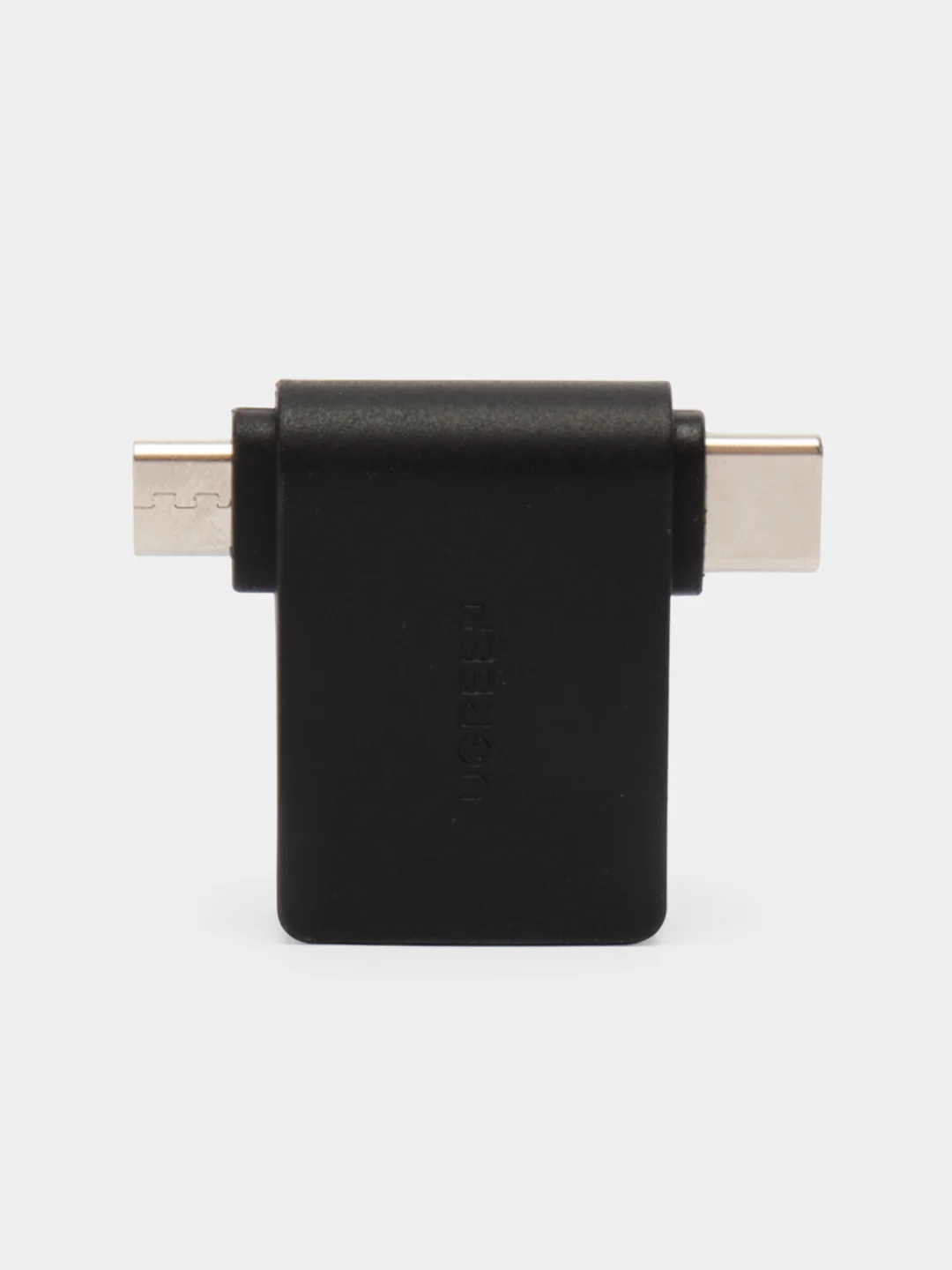 Адаптер Ugreen Micro USB + USB-C - USB 3.0 A  Female OTG, цвет черный (30453)