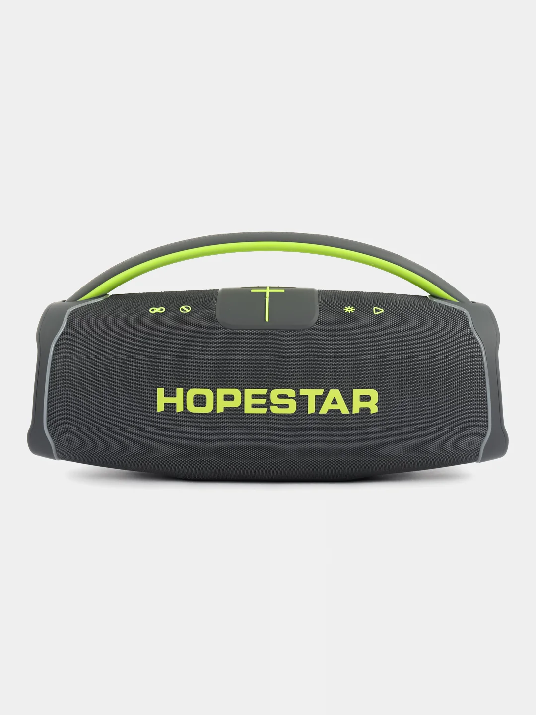 Серый портативная колонка Hopestar A65 Bluetooth, True Wireless Stereo, микрофон и LED подсветка
