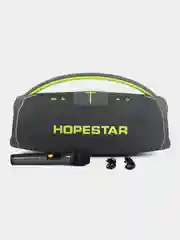 Серый портативная колонка Hopestar A65 Bluetooth, True Wireless Stereo, микрофон и LED подсветка