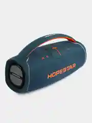 Синий портативная колонка Hopestar A65 Bluetooth, True Wireless Stereo, микрофон и LED подсветка