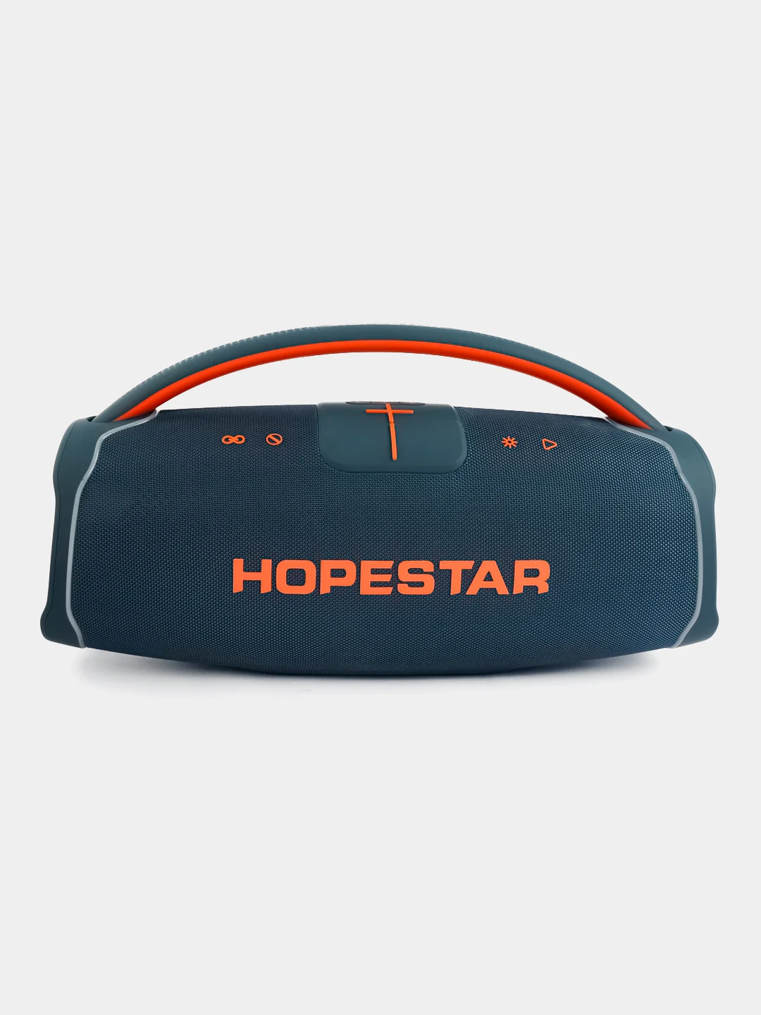 Синий портативная колонка Hopestar A65 Bluetooth, True Wireless Stereo, микрофон и LED подсветка