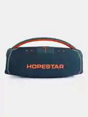 Синий портативная колонка Hopestar A65 Bluetooth, True Wireless Stereo, микрофон и LED подсветка