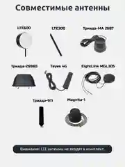 Компактный 4G Wi-Fi роутер TANDEM 4GX-6, LTE Cat.6, 2 сим-карты, с блоком питания