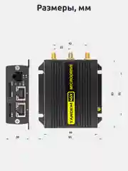 Компактный 4G Wi-Fi роутер TANDEM 4GX-6, LTE Cat.6, 2 сим-карты, с блоком питания
