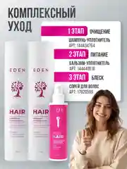 Спрей-кондиционер для волос EDEN "Термозащита с кератином", 200 мл