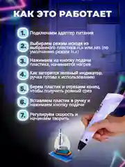 Сиреневый 3d, 3Д ручка третьего поколения