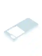 Светло-синий чехол для Samsung Galaxy Z Flip 6 защитный пластиковый ROSCO тонкий матовый soft-touch