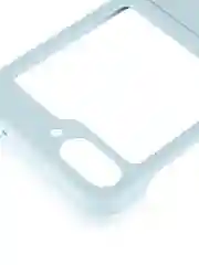 Светло-синий чехол для Samsung Galaxy Z Flip 6 защитный пластиковый ROSCO тонкий матовый soft-touch