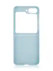 Светло-синий чехол для Samsung Galaxy Z Flip 6 защитный пластиковый ROSCO тонкий матовый soft-touch