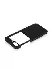 Черный чехол для Samsung Galaxy Z Flip 6 защитный пластиковый ROSCO тонкий матовый soft-touch