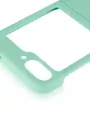 Зеленый чехол для Samsung Galaxy Z Flip 6 защитный пластиковый ROSCO тонкий матовый soft-touch
