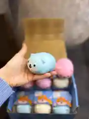Голубой игрушка антистресс собака , кошка, поросенок