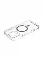 Прозрачный чехол MagSafe для iPhone 16 Pro Max, пластиковый с силиконом ROSCO защитой камер, магнитом