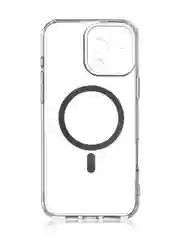 Прозрачный чехол MagSafe для iPhone 16 Pro Max, пластиковый с силиконом ROSCO защитой камер, магнитом