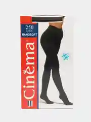 Черный теплые колготки с начесом