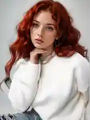 Белый джемпер женский, кофта, свитер, пуловер